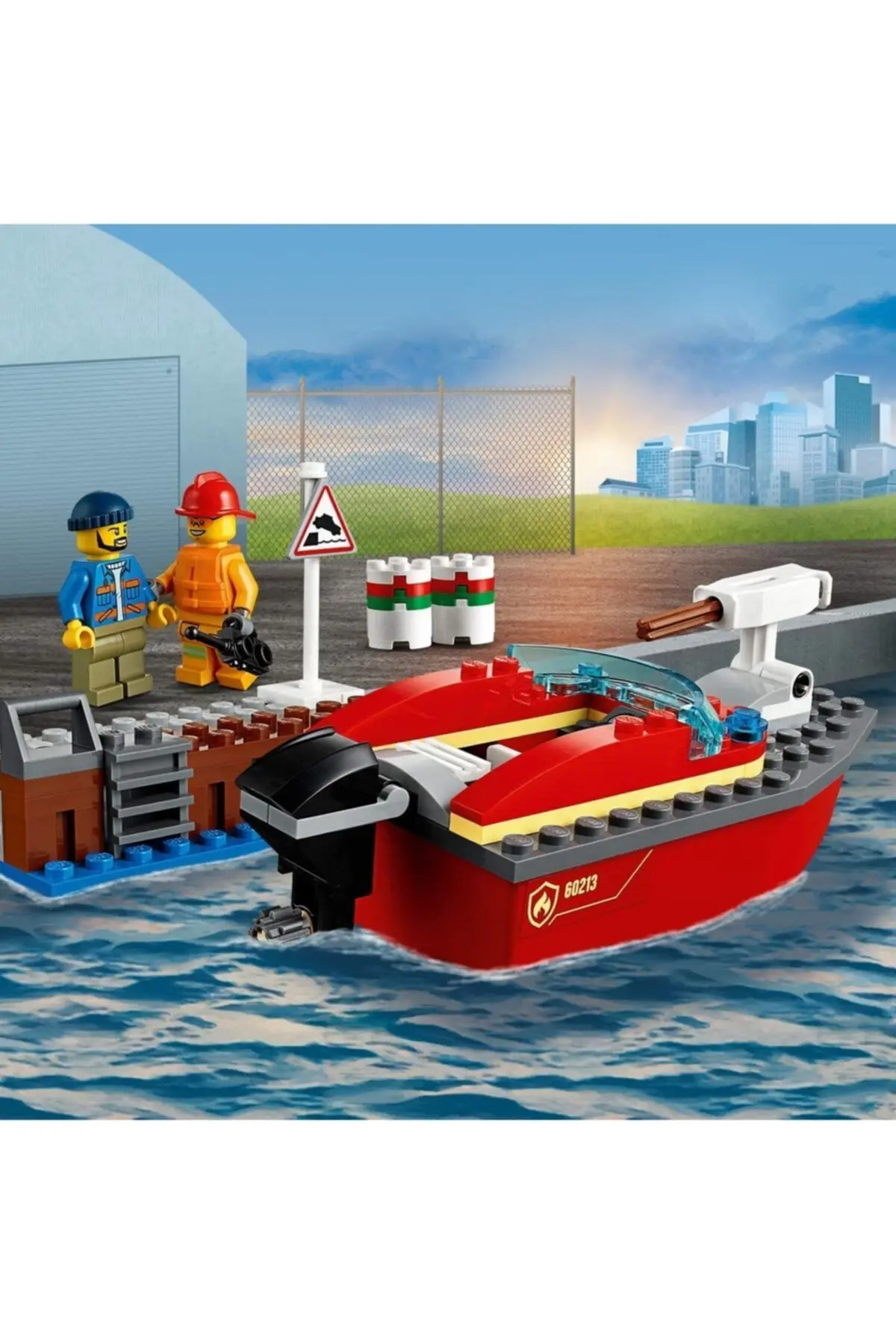 LEGO City Dock Fire 60213