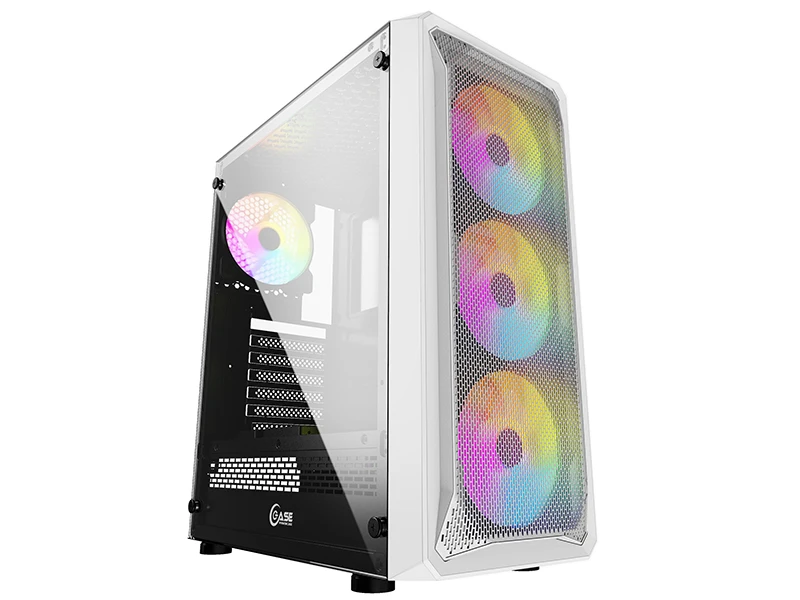 Корпус Powercase Mistral Z4 White Tempered Glass Mesh CMIZW-L4 |