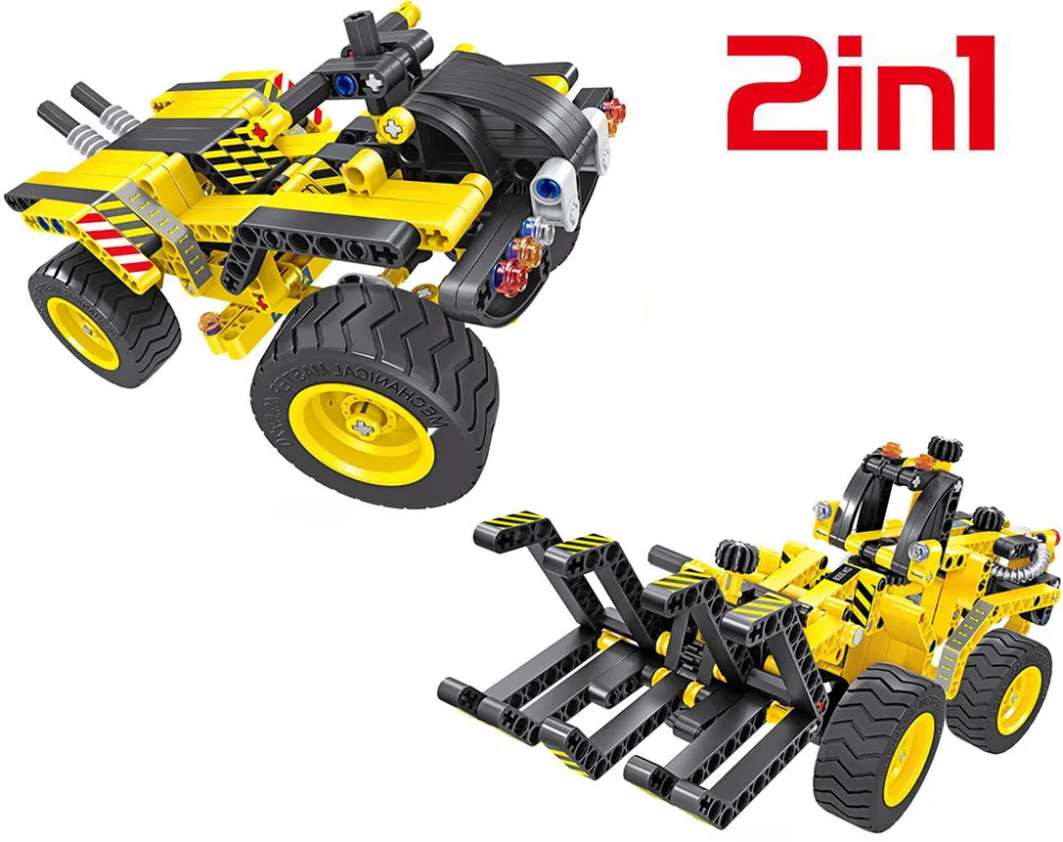 Конструктор 2 в 1 (трактор и багги) QiHui Technics 342 детали - QH6804 (QH6804) |