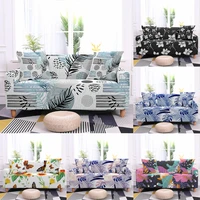 nordic elastic sofa cover couch cover leaves stretchable sofa cover 3 seater printed universal size sofa cover washable