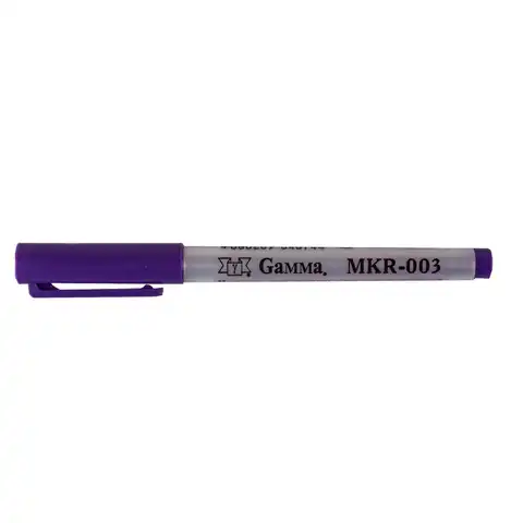 "Gamma" MKR-003 Маркер самоисчезающий фиолетовый для ткани