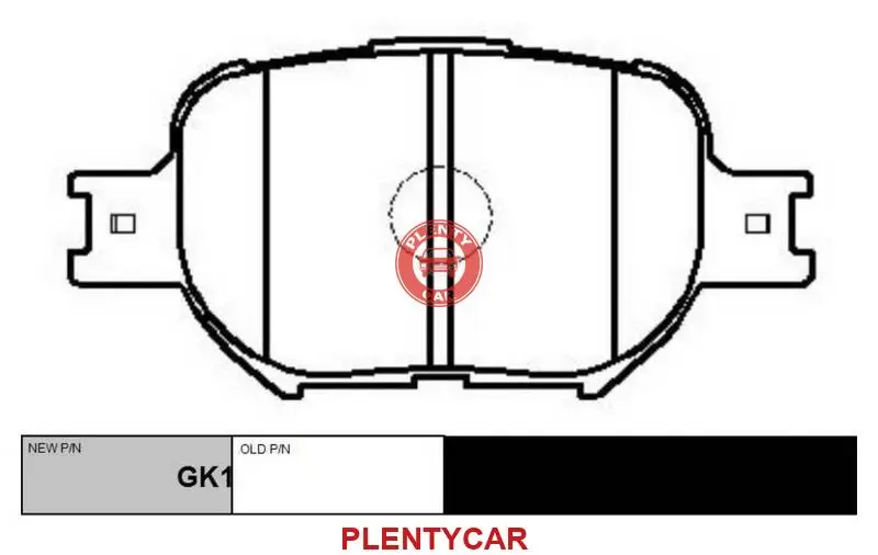 / ckt-57 колодки тормозные дисковые | перед Ctr GK1071