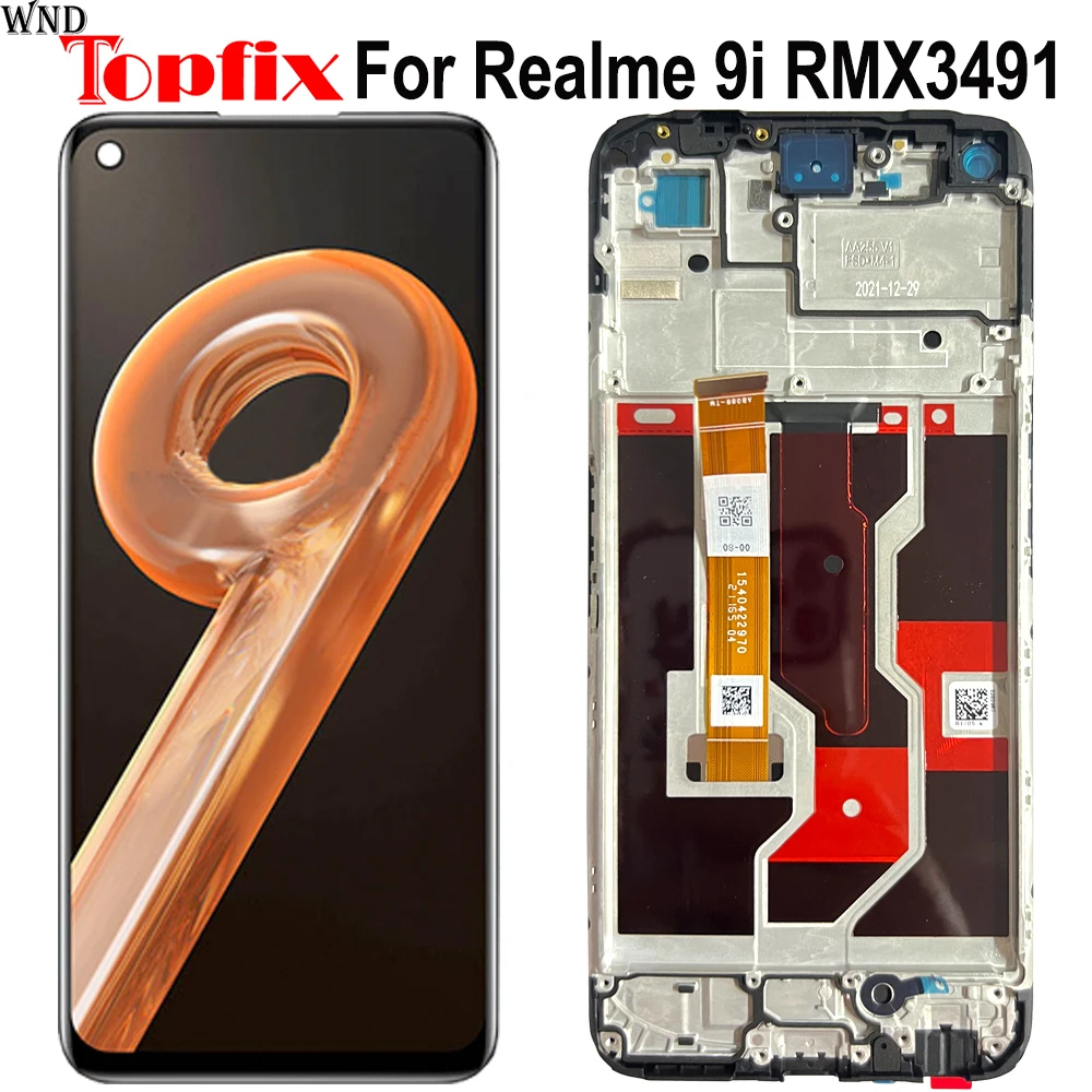 For OPPO Realme 9i RMX3491 LCD Display Touch Screen Digitizer Assembly For Phone 6.6