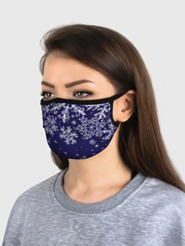 LW-2679405 Маска с принтом &quotЗимние снежинки&quot (Цв: Разноцветный ) |