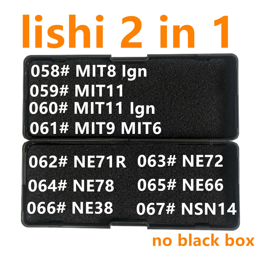 Herramientas de cerrajero LiShi 2 en 1, accesorio de reparación de automóviles, MIT8, MIT11, MIT9, MIT6, NE71R, NE72, NE78, NE66, NE38, NSN14, suministros de smith sin caja