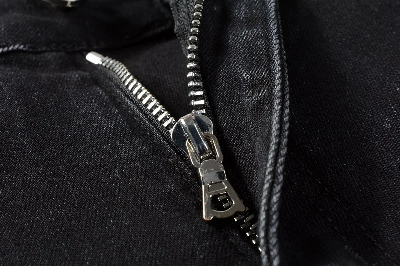 New Quality Men Black Distressed Skinny Stretch Pant Streetwear Tie Dye Bandana Patchwork Destroyed Slim Fit Denim Jeans Hombres