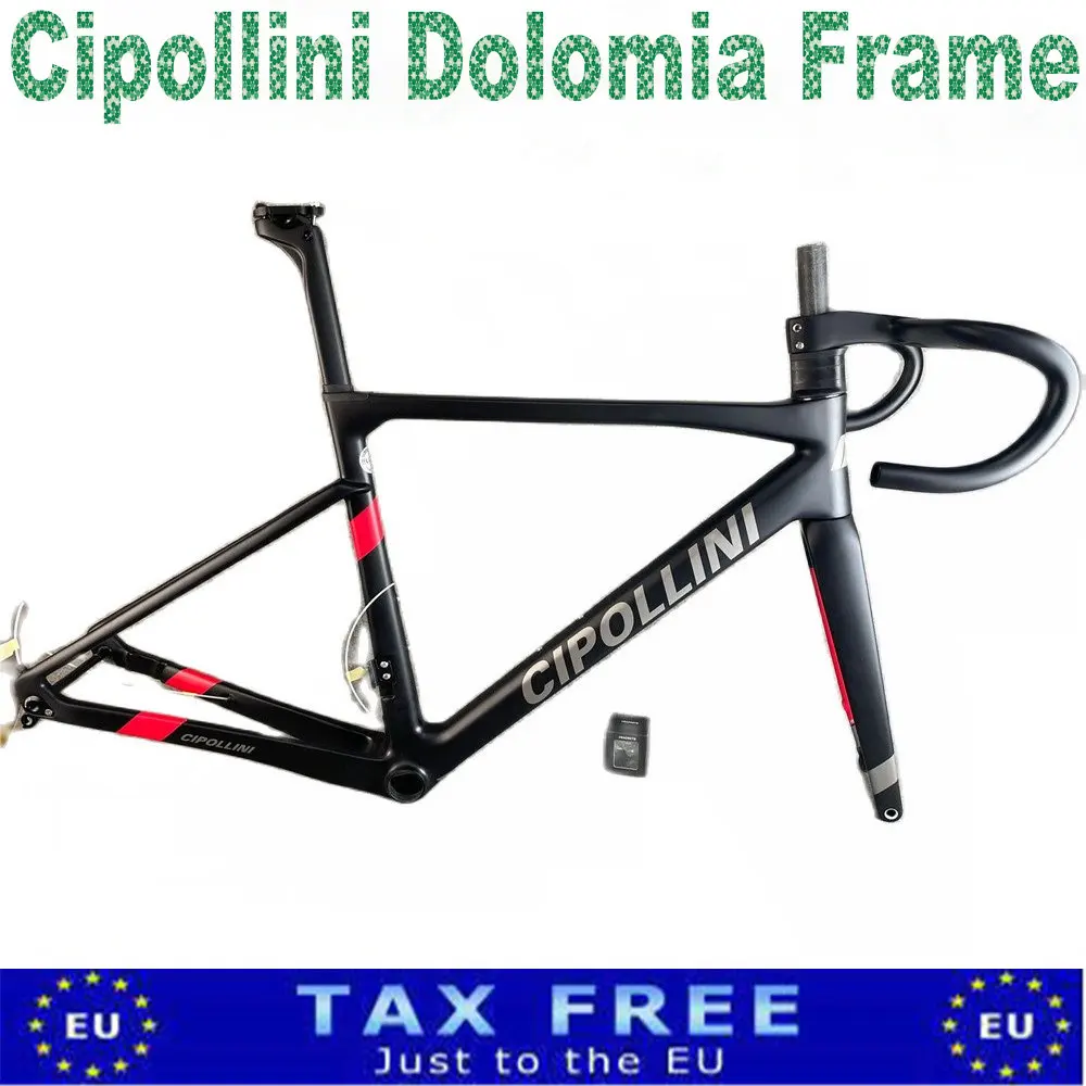

2022 NEW Cipollini Dolomia Bike Frame Carbon Disc Bicycle Road Frameset With Handlebar DPD/UPS