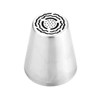 20pcslotfree shipping fda high quality stainless steel 304 cake decorating large russian flower icing nozzle bno55