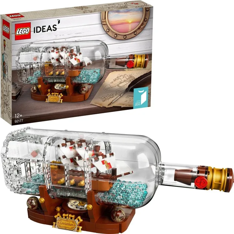 LEGO® Ideas Игрушка для судостроения в бутылке 92177