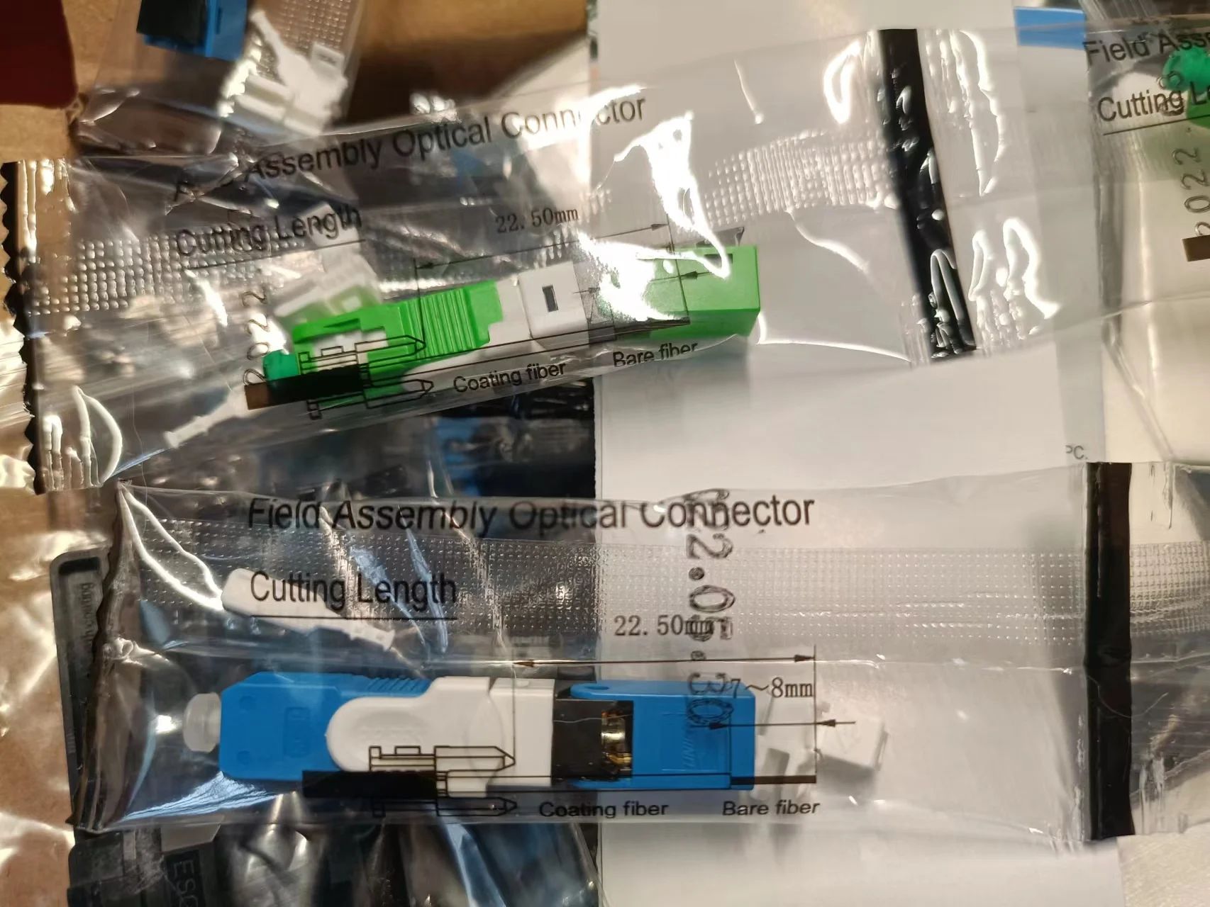 Одномодовый волоконно-оптический Быстрый коннектор FTTH SM UNIKIT ESC250D SC UPC - купить по