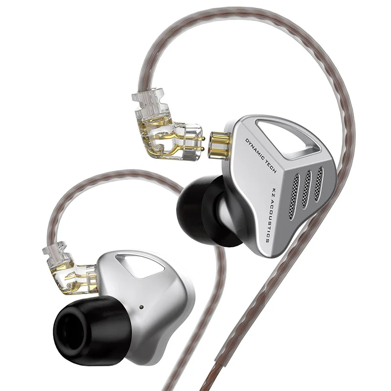 

TONLISH KZ ZVX Earphones 1 Dynamic HIFI Bass Earbuds In Ear Monitor Headphones Sport Noise Cancelling Headset