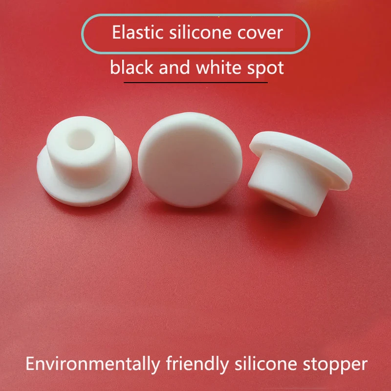 

22 23 24 25 26 28 29 30mm White Silicone Rubber Plug T-plug Gasket Hollow High Temperature Sealing Plug End Cup