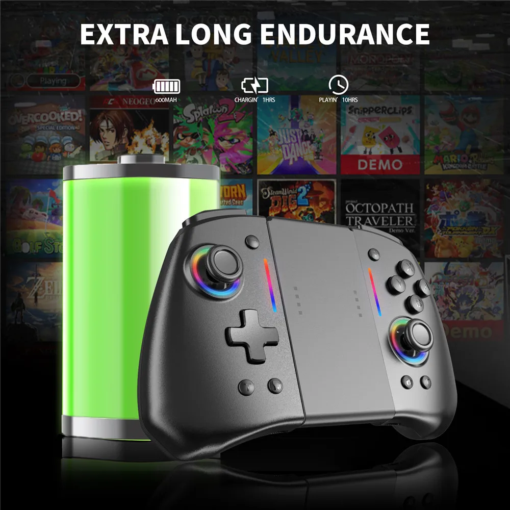 Bluetooth-контроллер беспроводной совместимый с Nintendo Switch 6-осевой | Электроника