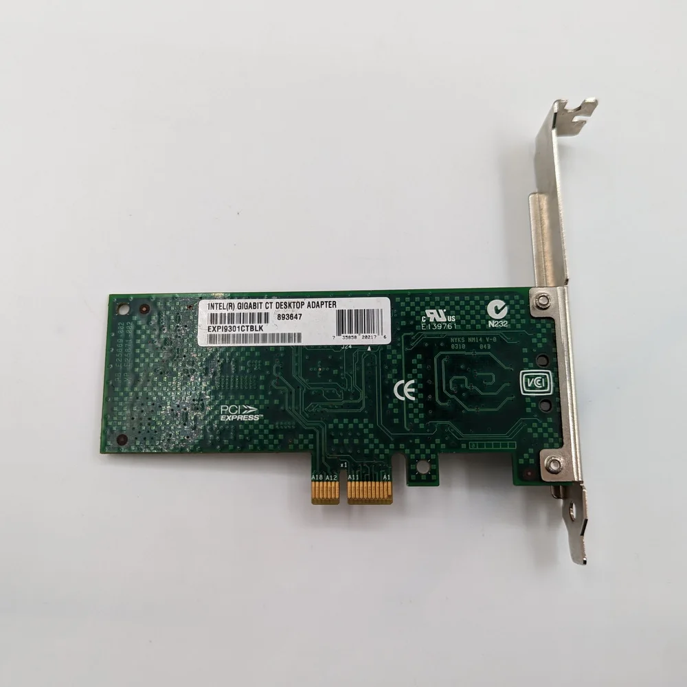 Сетевая карта Intel, EXPI9301CTBLK, PCI-E, 1 Гбитс (art.: 3920c06fc0385) - 3920c06fc0385