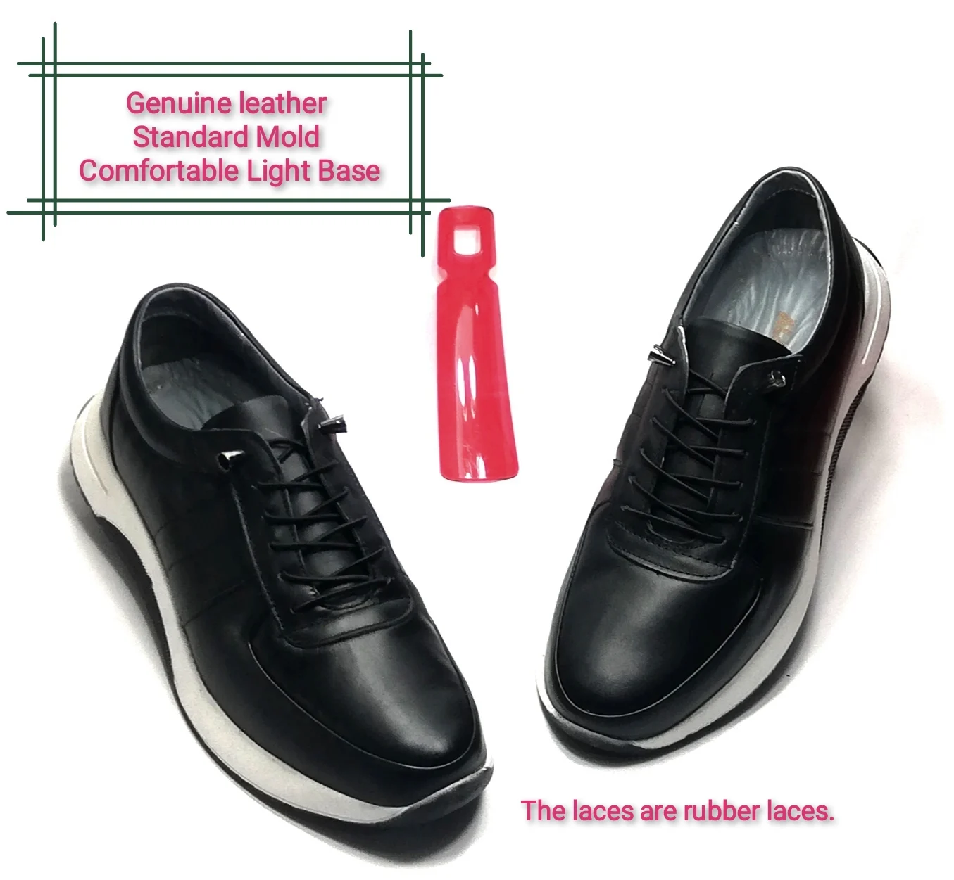 Мужские черные кожаные туфли 100% удобный дизайн интерьера мягкие качественные