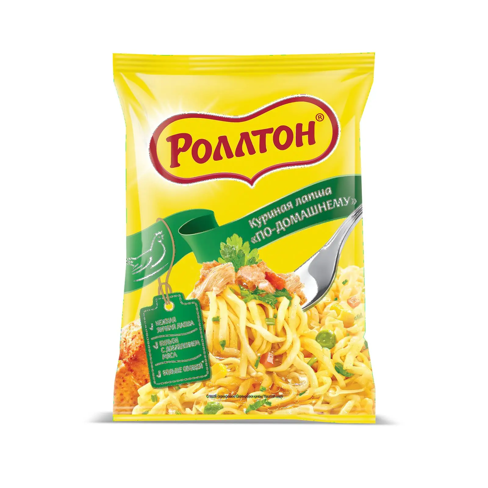 Упаковка 40 пачек Лапша Роллтон