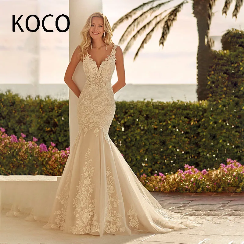 

MACDOUGAL Wedding Dresses Vestidos De Novia For Women 2022 Charming Sweetheart Mermaid Tea-length Appliques Bridal Gowns Custom