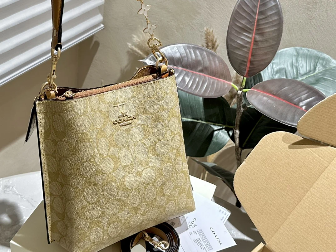 в стиле COACH новая женская сумка кошелек через плечо сумка-мессенджер подмышки