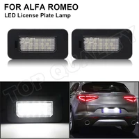 for alfa romeo giulia stelvio 2016 2pcs led number license plate lights auto replacement bulb oem 50550396