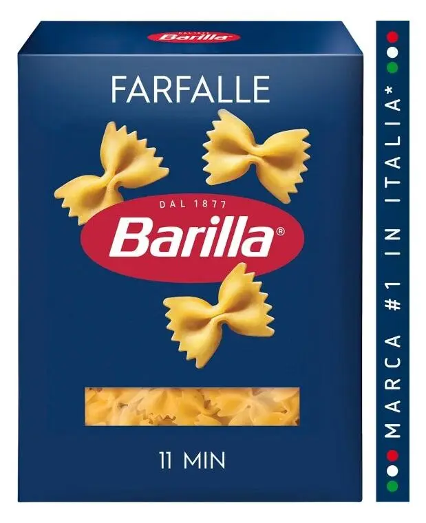 Упаковка 12 пачек Бантики Barilla