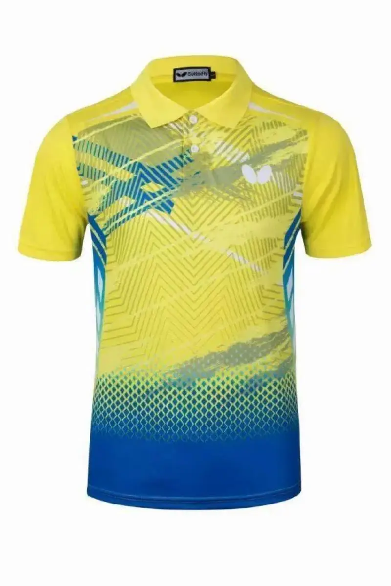 Men's Sports Short Sleeve T-shirt Table Tennis Women's Badminton Competition Tshirt Ultra Thin Breathable Quick-Drying Super Top