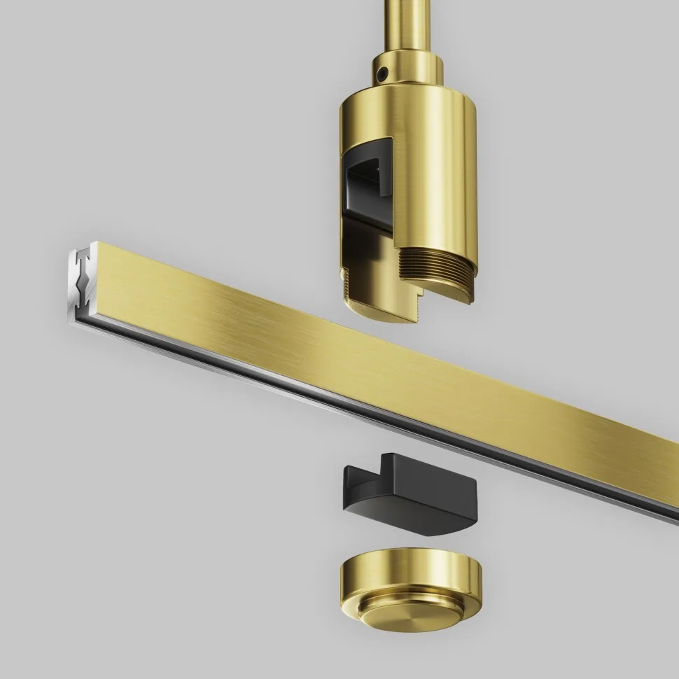 Комплектующие для трековой системы Technical TRA158C-S1-BS MAYTONI Accessories for tracks Flarity Латунь