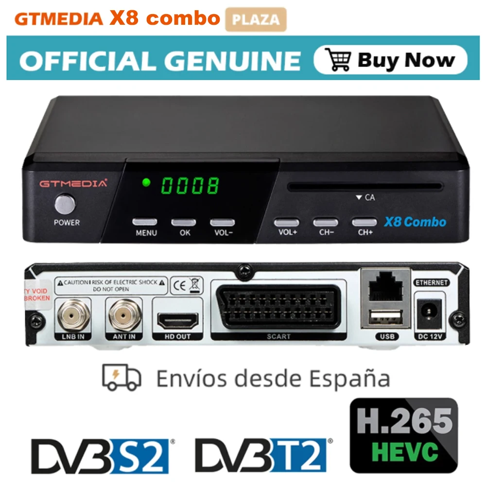 DVB GTMEDIA X8 комбинированный спутниковый ресивер 2022 Новый - Цена: 2576.11
