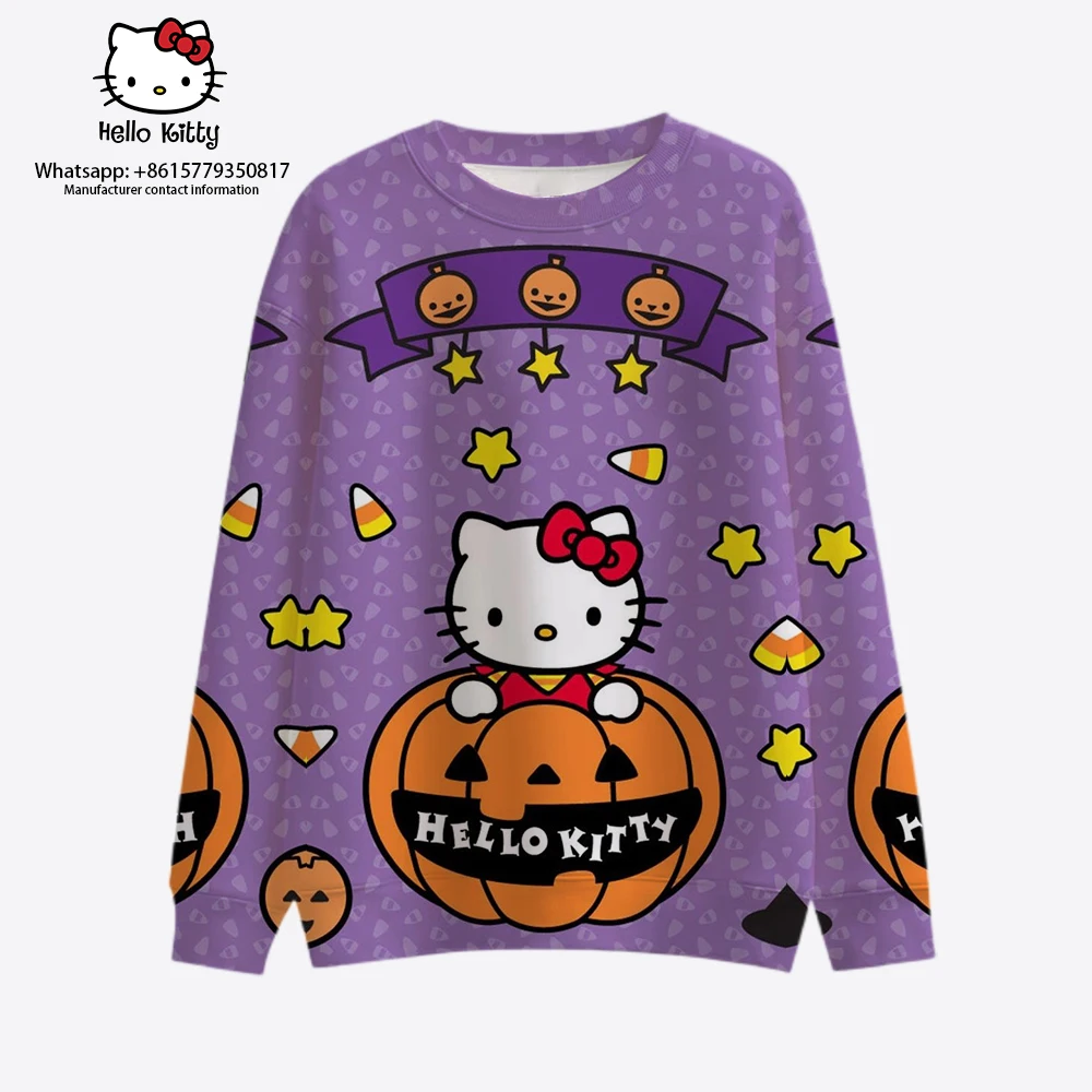 Женский свитшот с рисунком Hello Kitty