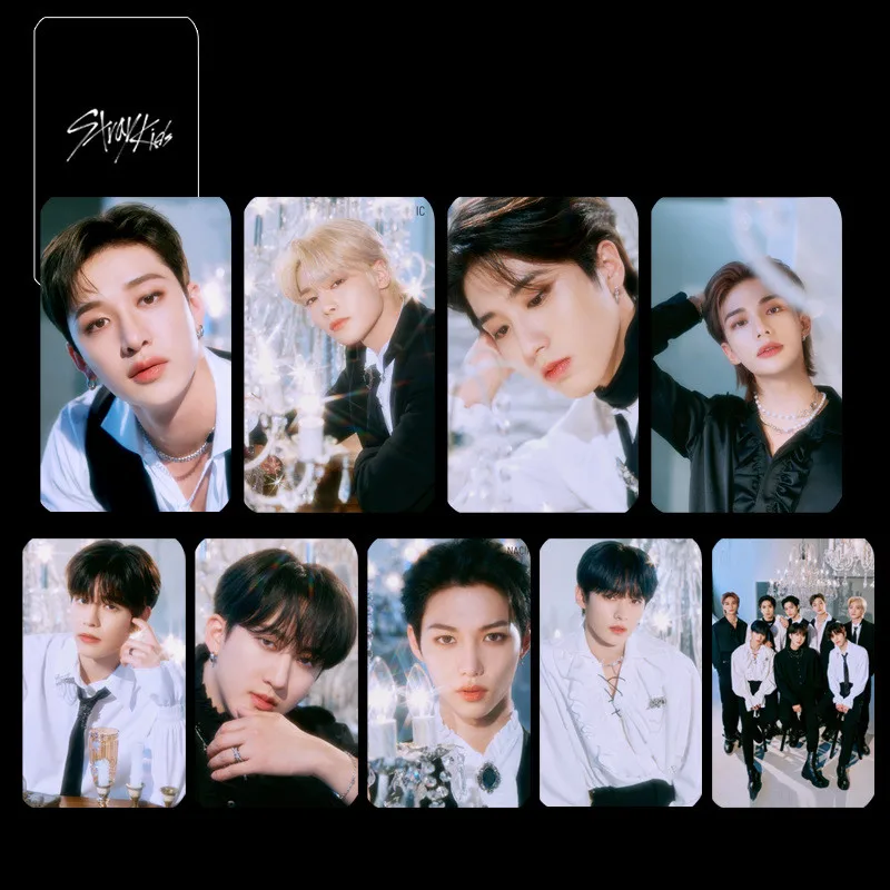 9 шт./компл. KPOP бродящая детская Фотокарта Двусторонняя открытка баг Чан Хван хюнь