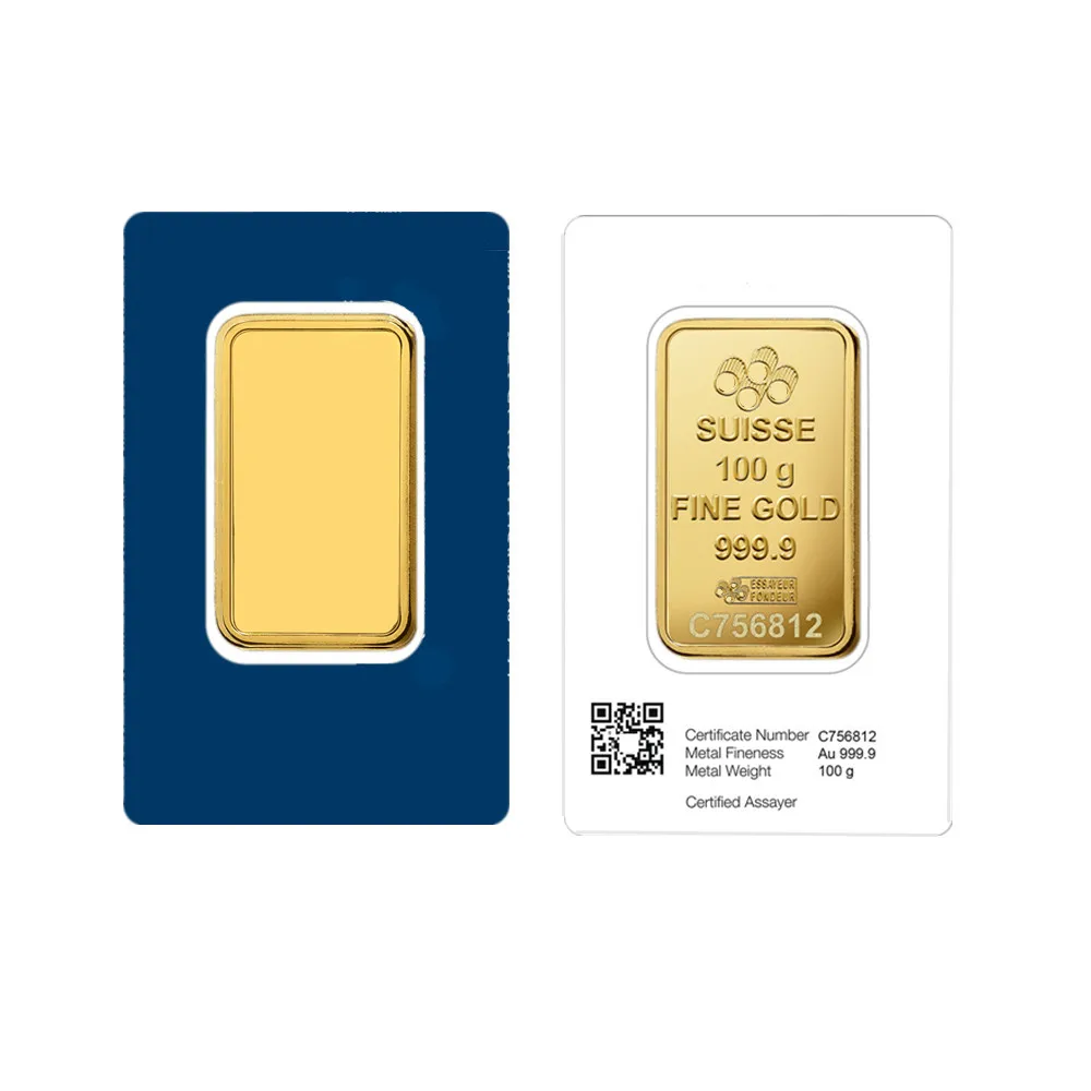 Swiss Gold Bar Silver PAMP Lady Fortuna Veriscan Carbon Высококачественная копия латунный сердечник-Link 2