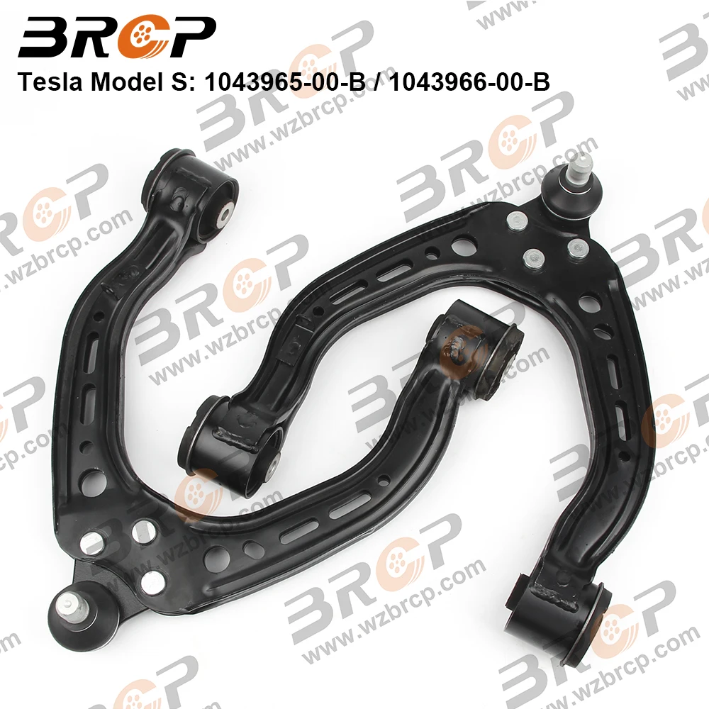 

BRCP Pair Front Upper Suspension Control Arm U-Type For Tesla Model S 5YJS 104396500B 104396600B 600653200B 600893000B