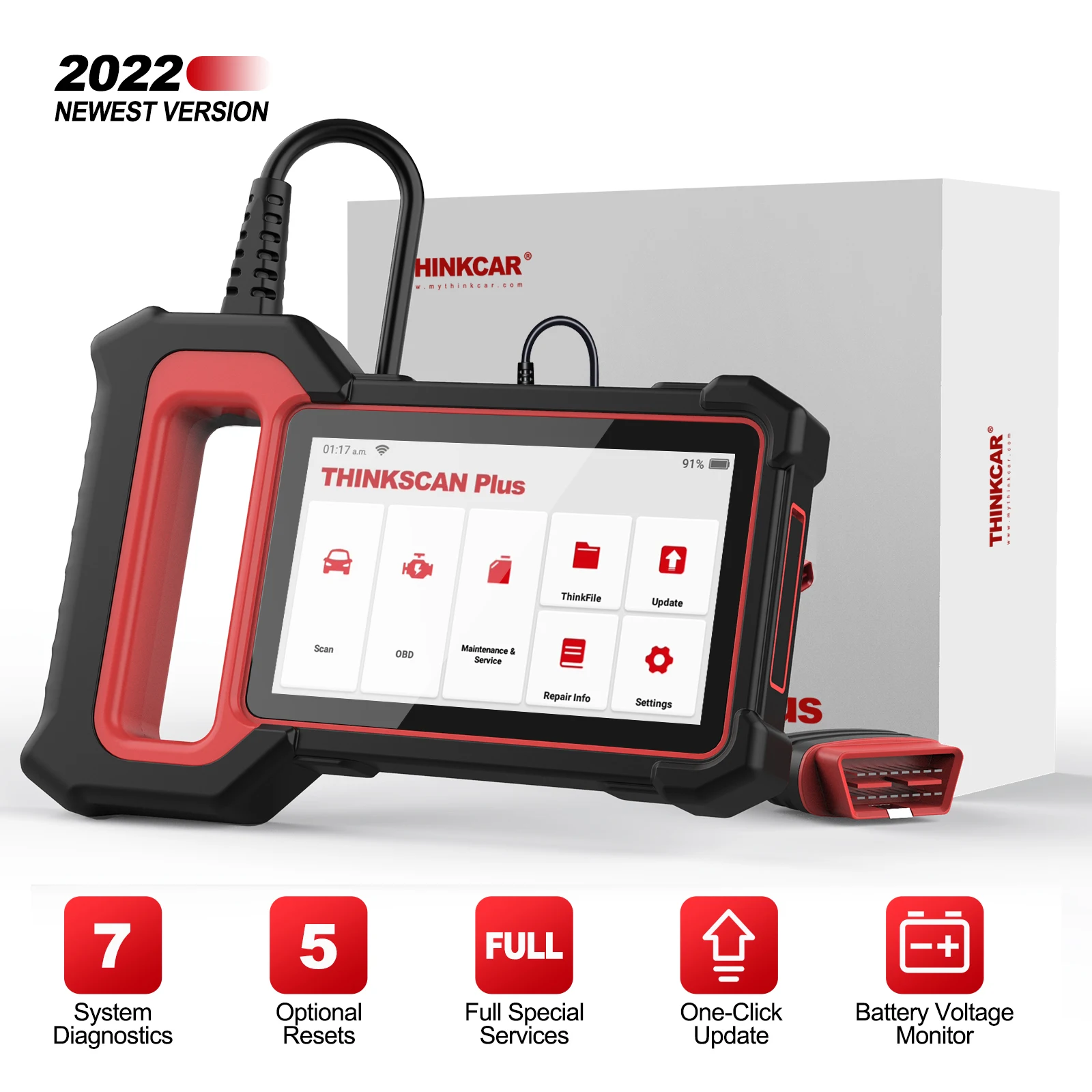 Диагностический сканер Thinkscan Plus S2/S7/S4 OBD2 прибор для диагностики автомобиля чтения