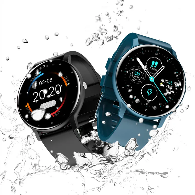

Smart Watch men Women Sport Heart Rate Blood Pressure Fitness Tracker IP68 Waterproof iwo Smartwatch Men For iOS Android