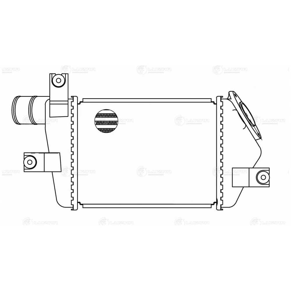 Интеркулер для Mitsubishi L200 (2006-2015) LUZAR lric-1148 |
