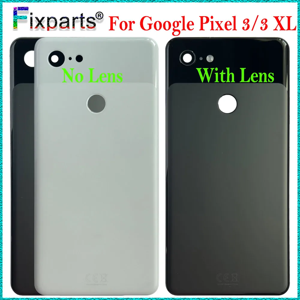 

Полная новинка, Крышка батарейного отсека для Google Pixel 3 XL, задний корпус, задний Чехол для Google Pixel 3, задняя крышка батарейного отсека, запасные...