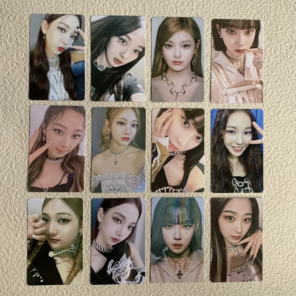 

Kpop Aespa Savage Photocard HD Double Side LOMO Cards Fashion Poster Picture Fans Gifts Collection