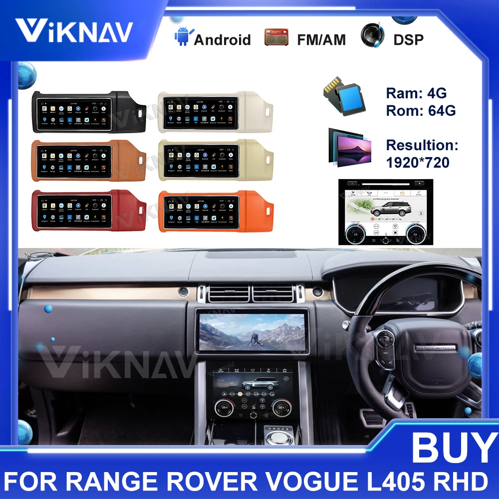 

Автомагнитола Android для Range Rover Vogue L405 RHD 2013-2017, панель переменного тока, сенсорный экран, GPS навигация, мультимедийный плеер