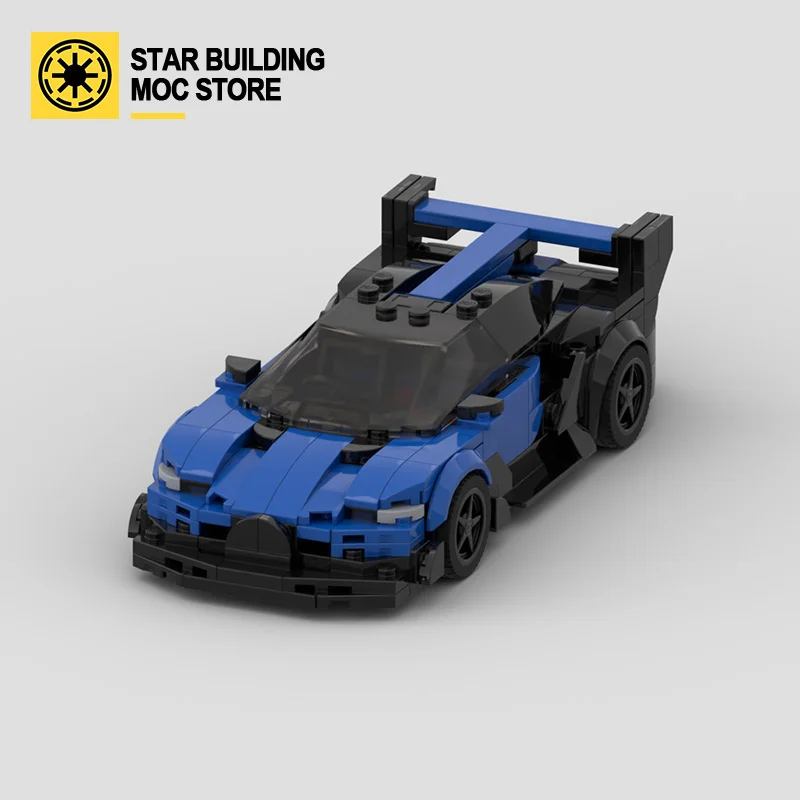 

MOC blocks are suitable for lego Bugatti Veyron Bolide Vision GT Speed 8-frame racing model boy toy gift