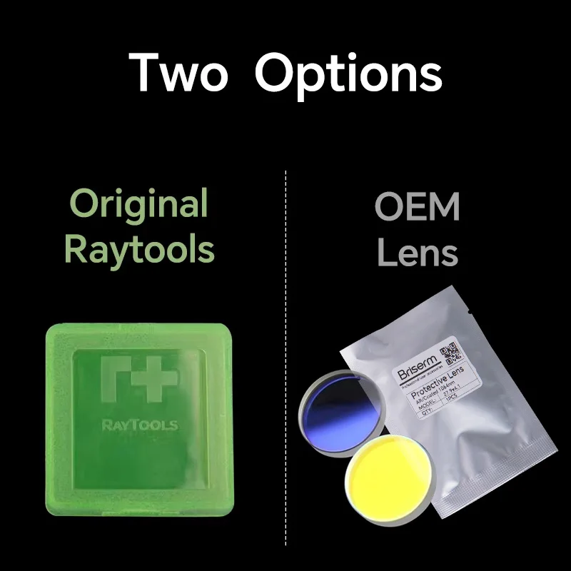 Оригинальные защитные линзы Raytools для волоконного лазера 24 9x1 5 27 9x4 1 37x7 10 кВт