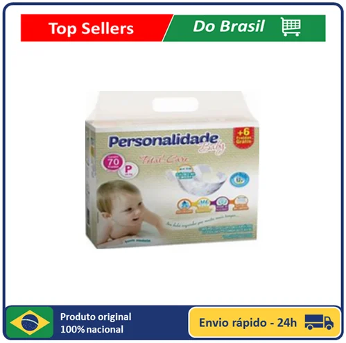 

Baby Personality Baby Diaper-P W/70 units-GREAT FINISH AND ABSORTION-AMAZING-IDEAL OFFER FOR DAY