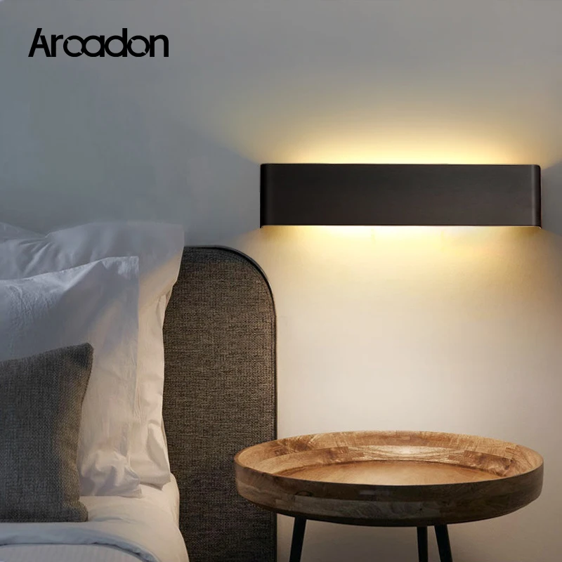 

Aroadon Nordic LED Wall Lights Bedroom Bedside Wall Lights Modern Home Stair Lights Linear Wall Lights Bathroom Wall Lamp