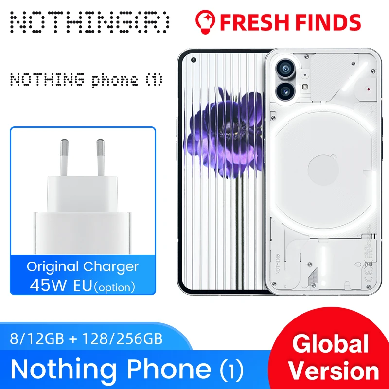 Nothing Phone 1 Смартфон 5G 8 ГБ/12 ГБ Snapdragon 778G+ 6 55 120 Гц Гибкий OLED-экран Основная камера 50 МП