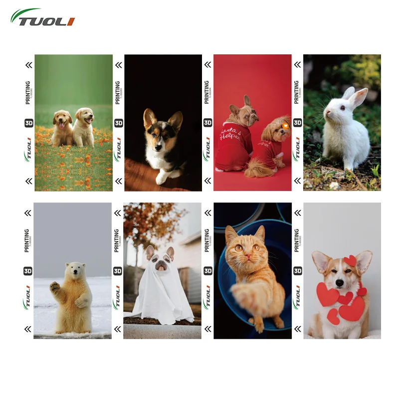 

TUOLI Universal Animal Series Back Cover Protector Sticker For All Flexible Hydrogel TL-168 TL-568 TL-518 Film Cutting Machine