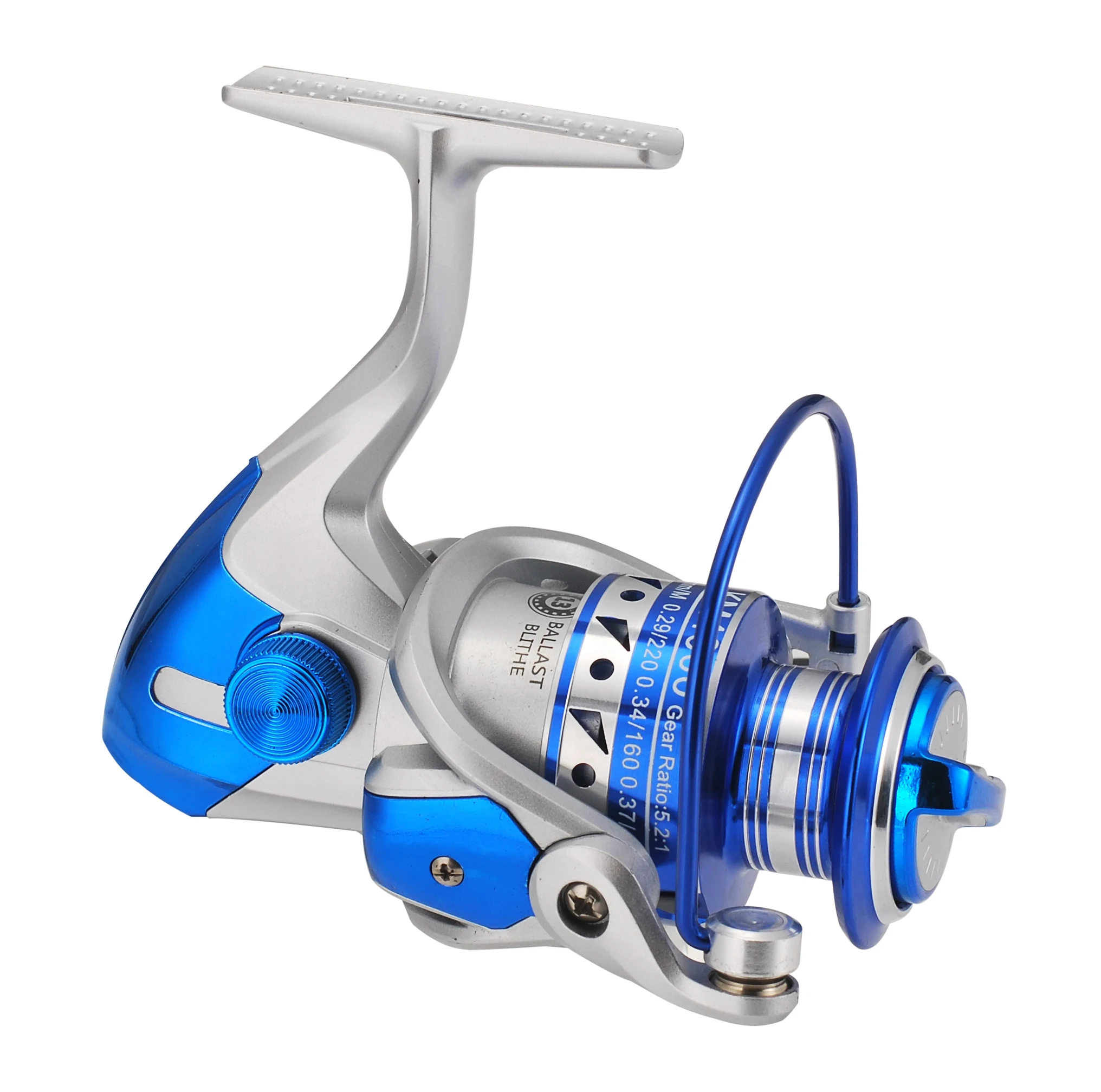

KM1000-7000 Series Fishing Reel 13BB All Metal Line Cup Spinning Reel 5.2:1 Gear Ratio With Smooth Grip Pill Carp Reel