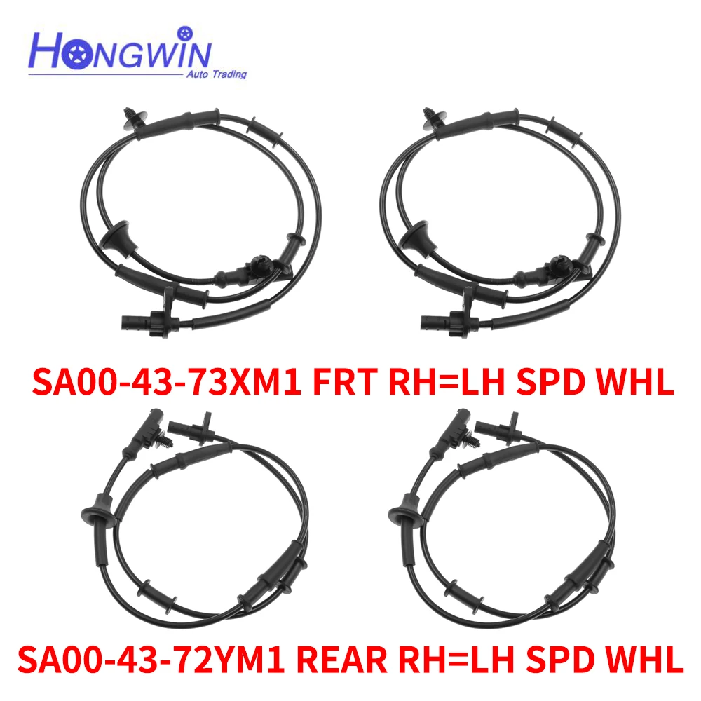 

Для Haima 7 HM484Q 2013 2014 2015 2016 любой двигатель передний задний левый правый датчик скорости ABS SA00-43-73XM1 SA00-43-72YM1 SA 004372 ЙМ1
