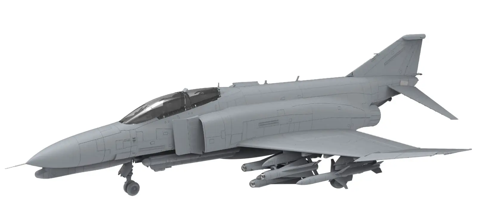 Модель GSI Creos Mon ВВС США Phantom 2 Wild Weasel Самолет радиоэлектронной борьбы Пластиковая