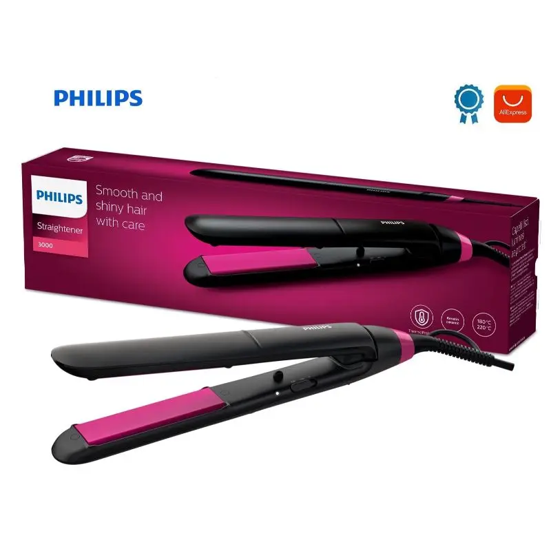 Выпрямитель для волос Philips BHS375 с керамическими пластинами и цифровым дисплеем