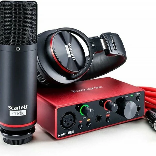 

Order 2 Get 1 Free Authentic Professional Live Sound Card Focu-srites Sca-rlett Solo