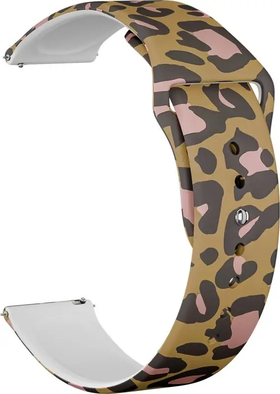 Ремешок силиконовый GSMIN Sport Band 22 для Asus ZenWatch 2 (WI501Q) (Дизайн 6)