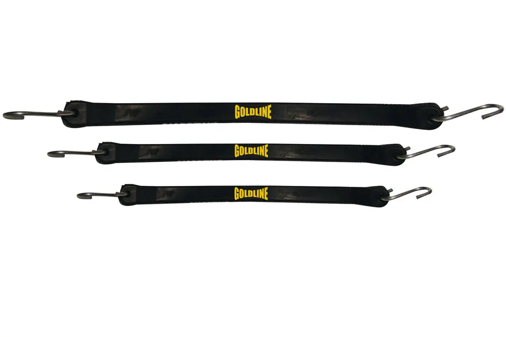 Metro 15" Heavy Duty Premium Tarp Ties Zinc Coated Hooks